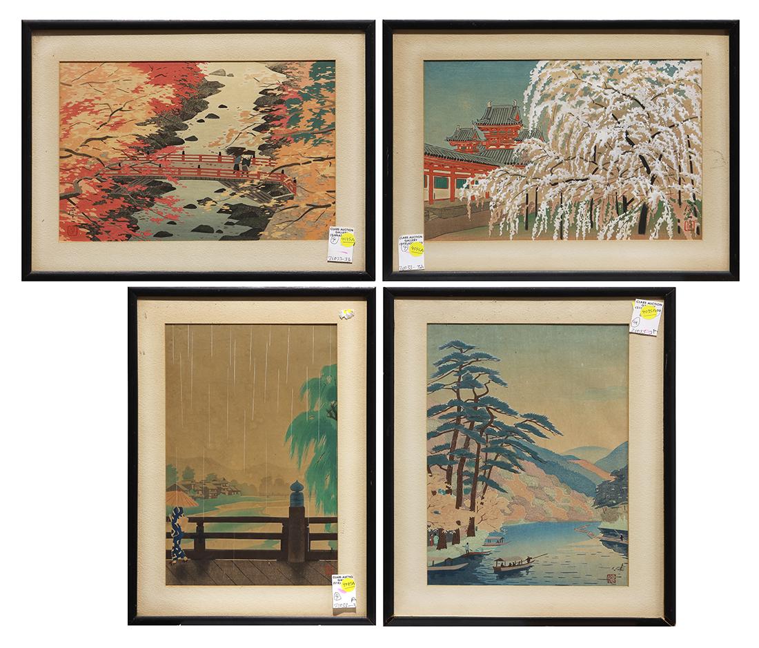 Japanese Modern Woodblock Prints, Okumura, Kawai (1 of 9)