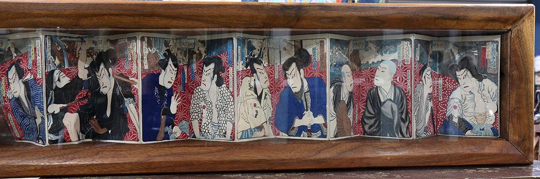 Japanese Kabuki Woodblock Prints, Meiji (1 of 2)