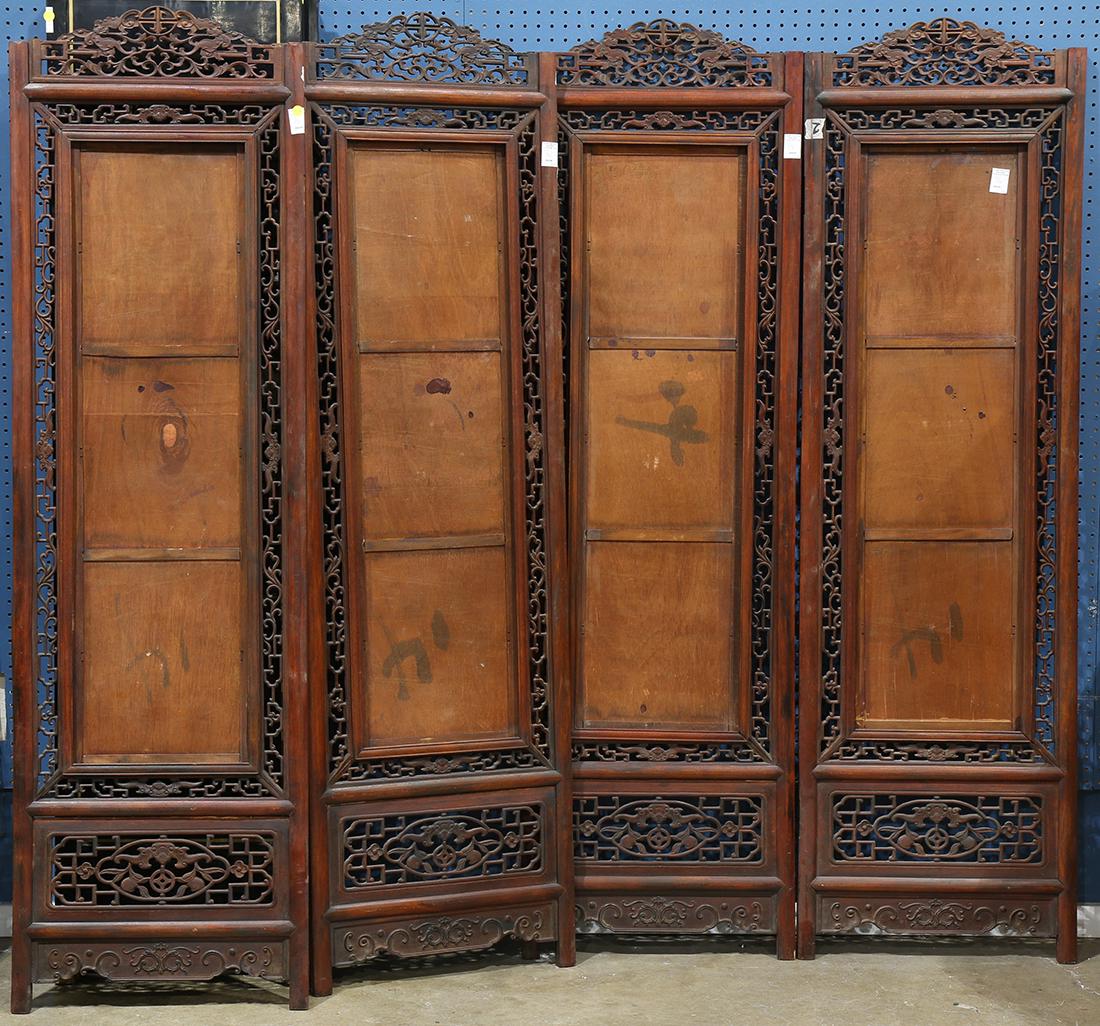 Chinese Wood Screen, Beasts (1 of 1)