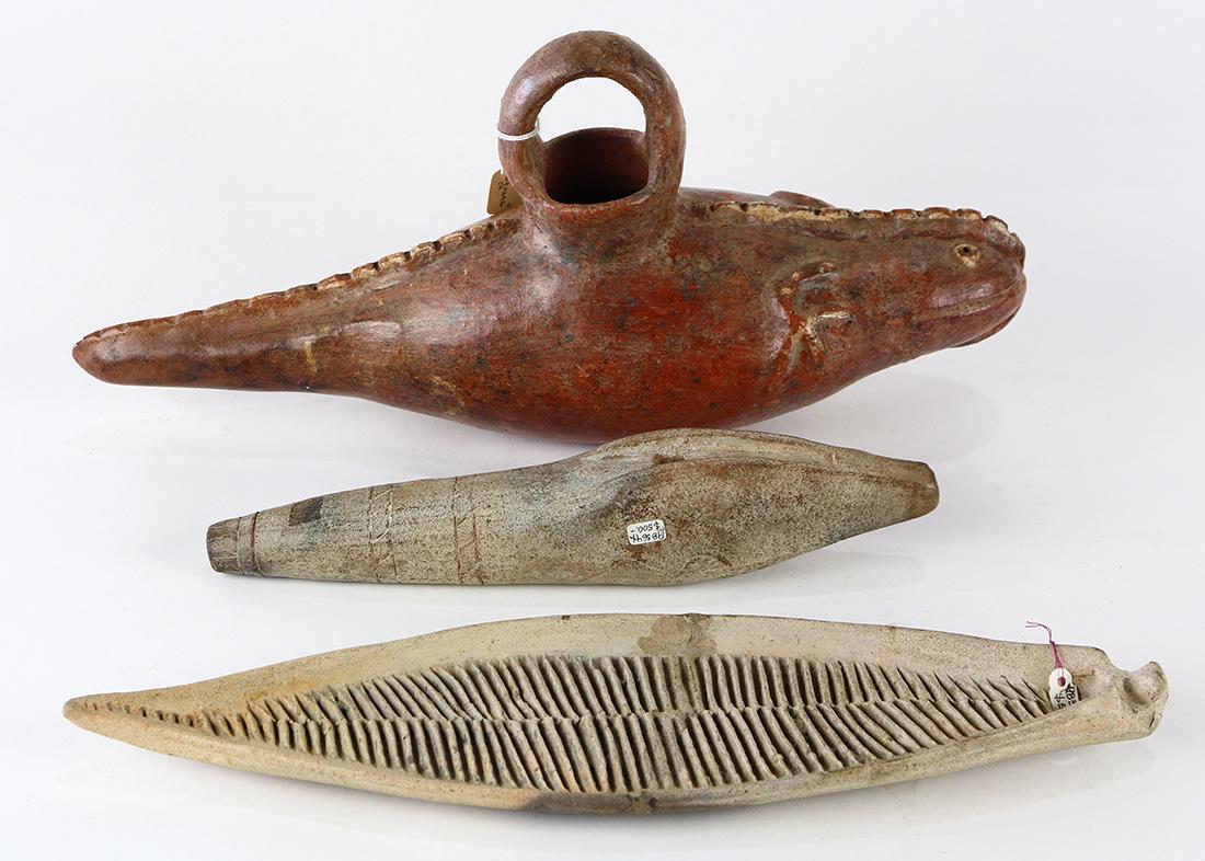 (lot of 3) Pre-Columbian (1 of 2)