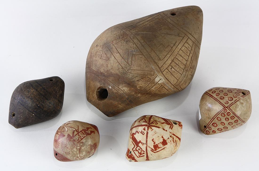 (lot of 5) Pre-Columbian (1 of 3)