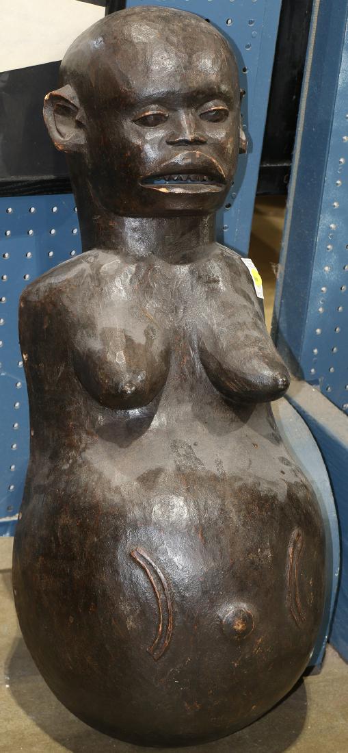 Makonde, Tanzania decorative carved wood figural (1 of 1)