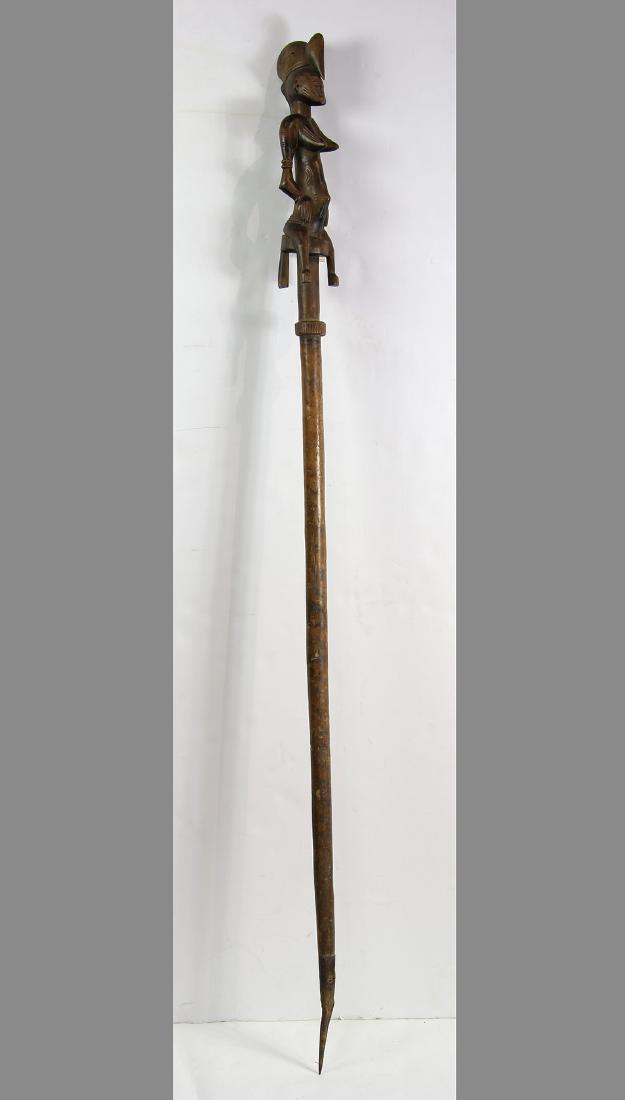 Senufo, Cote d'Ivoire, agriculturist's staff, awarded (1 of 4)