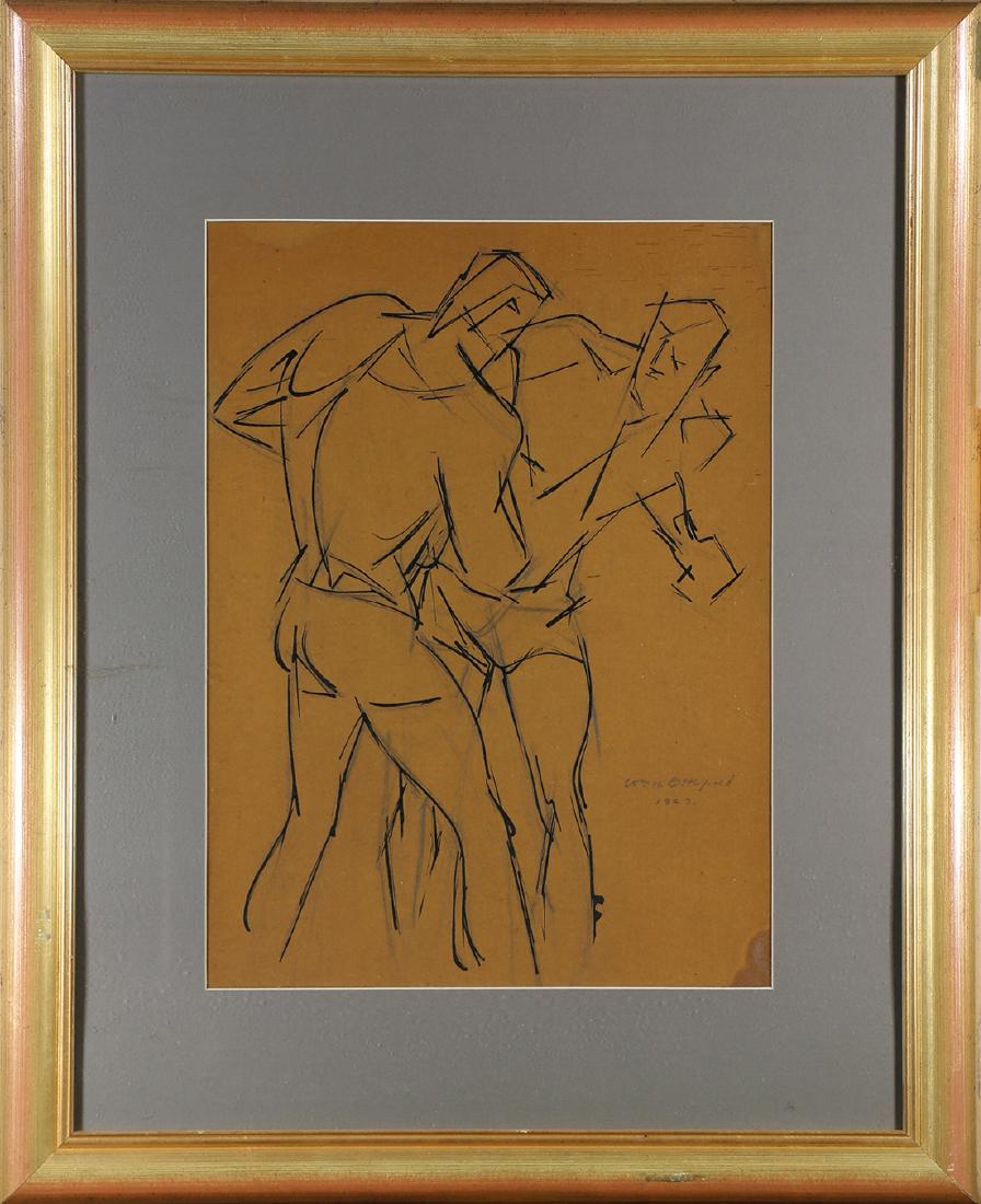 Work on paper, William Littlefield, Boxers (1 of 1)