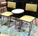 (lot of 7) Mid-Century furniture group, including metal