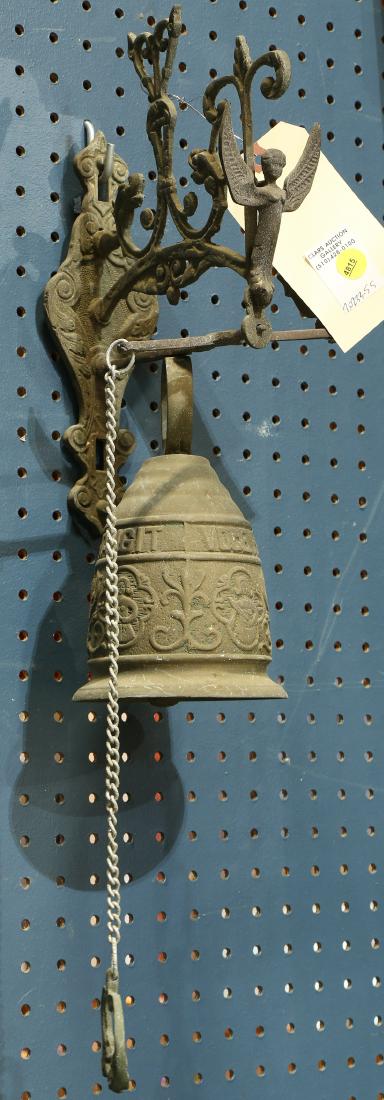 German wall hanging bell, early 20th Century, having (1 of 1)