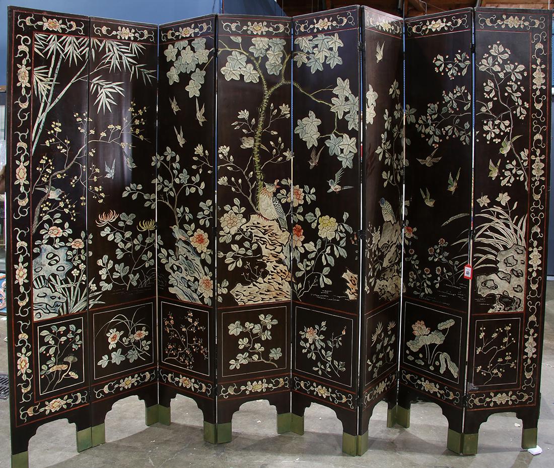 Chinese Large Coromandel Screen (1 of 4)