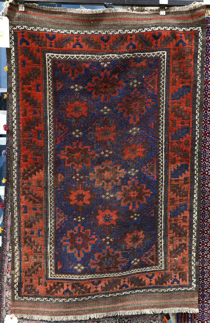 Afghan Belouch carpet, 3' x 4'7" (1 of 1)