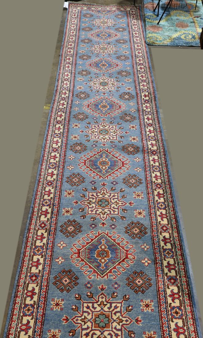 Uzbek Kazak Runner, 15'8" x 2'6" (1 of 2)