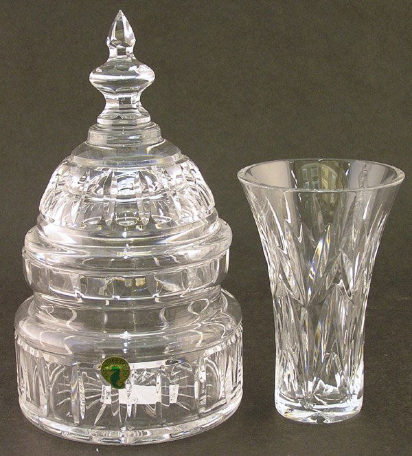 2032 Waterford Capital Dome candy jar
