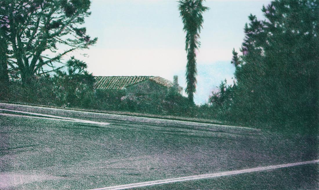 Print, Robert Bechtle: Robert Bechtle (American, b. 1932), "House Near Stinson Beach," 1998, lithograph in colors, pencil signed and dated lower right, published by Crown Point Press (San Francisco, CA), edition 43/50, imag