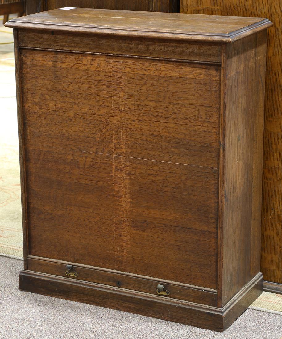 Arts and Crafts oak cabinet (1 of 3)