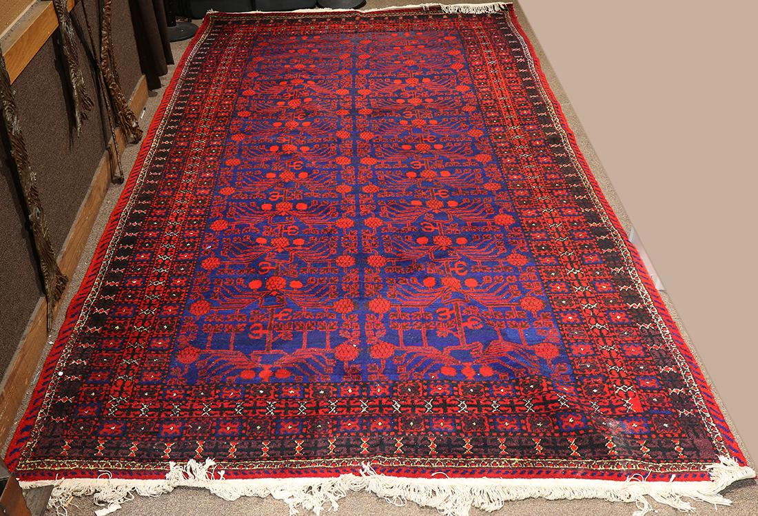 Uzbek Samarkand carpet, 12'11" x 6'7" (1 of 3)