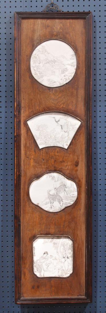 Chinese Porcelain Plaques, Fang Zhenji (1 of 6)