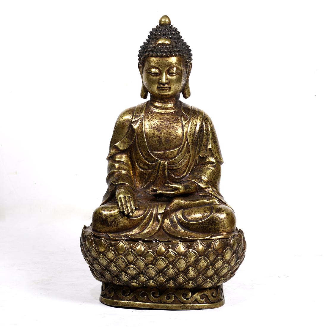 Chinese Gilt Bronze Buddha (1 of 6)