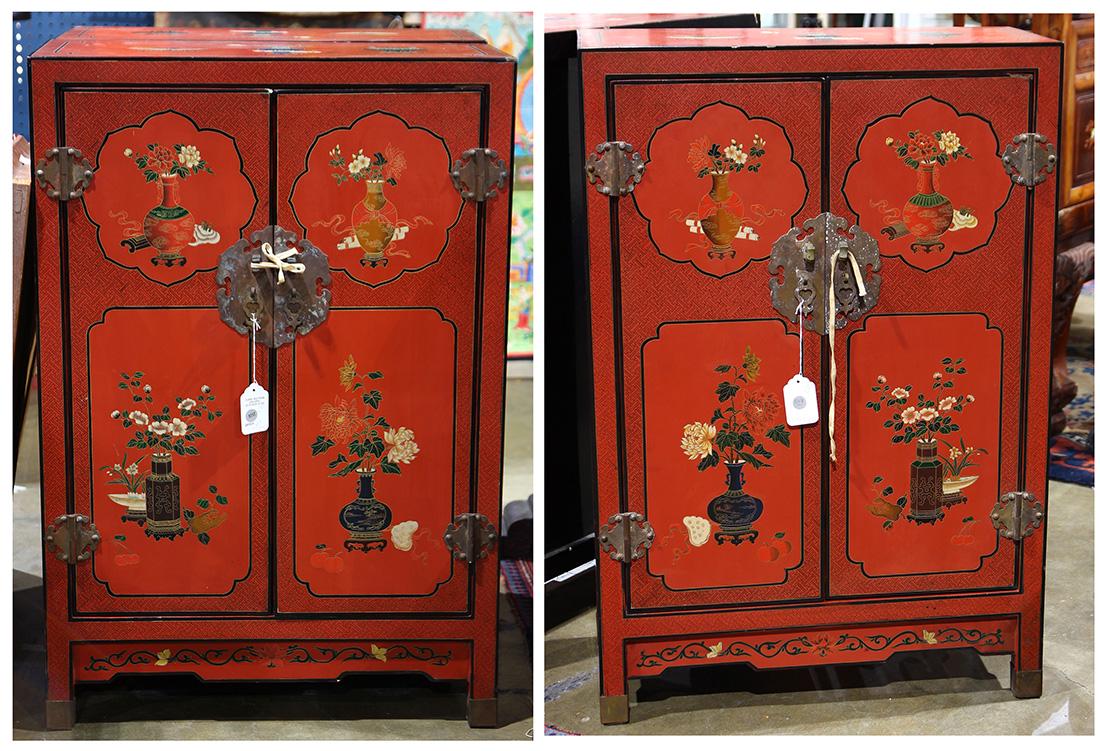 Two Chinese Red Cabinets (1 of 7)