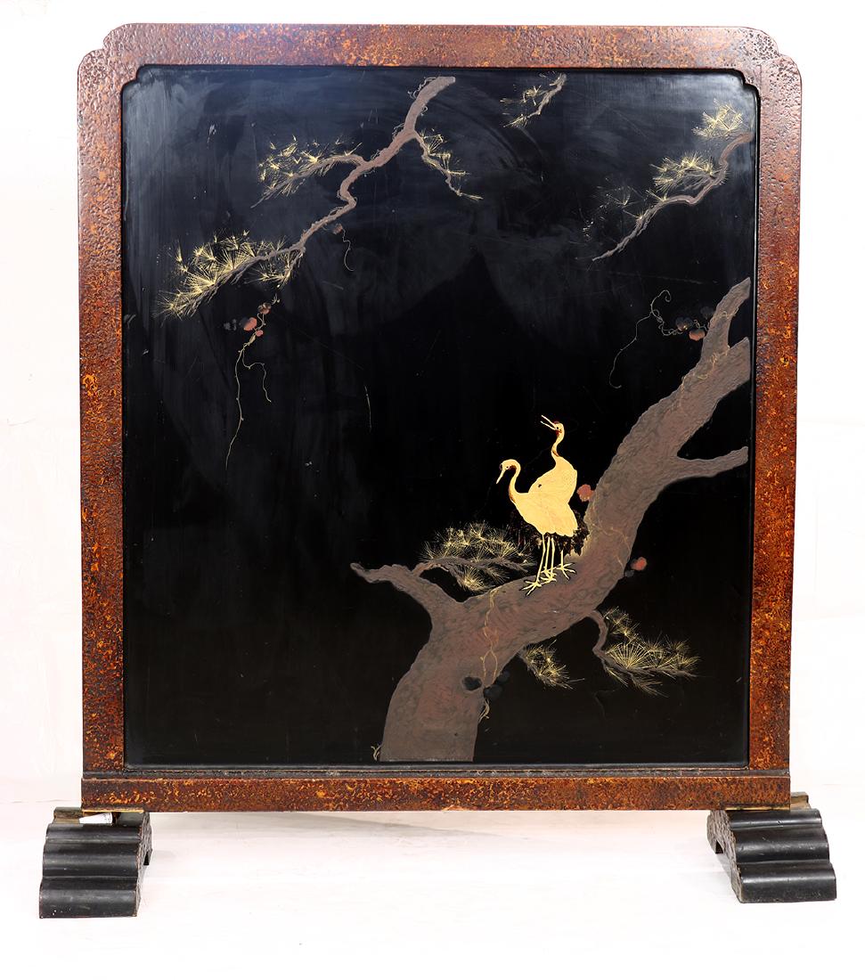 Japanese Tsuitate Screen, Cranes (1 of 4)