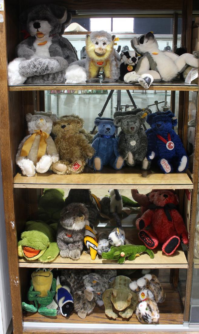 (lot of 22) Germain Steiff mohair and plush stuffed (1 of 1)