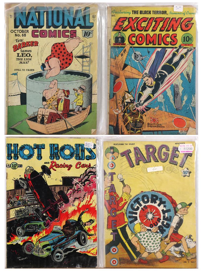 (lot of 4) Golden Age comic book group, consisting of