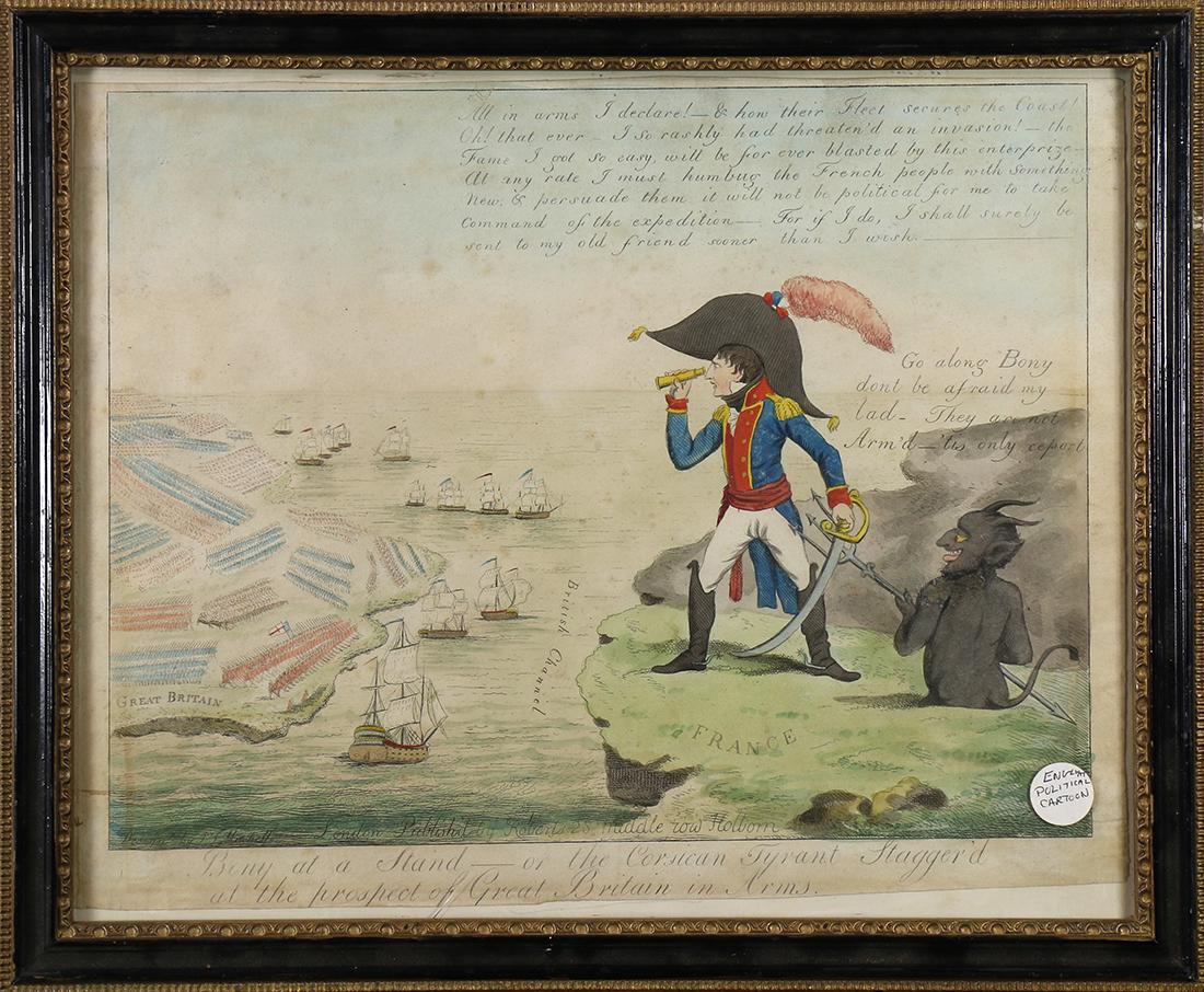 British School (19th century), political cartoon (1 of 1)