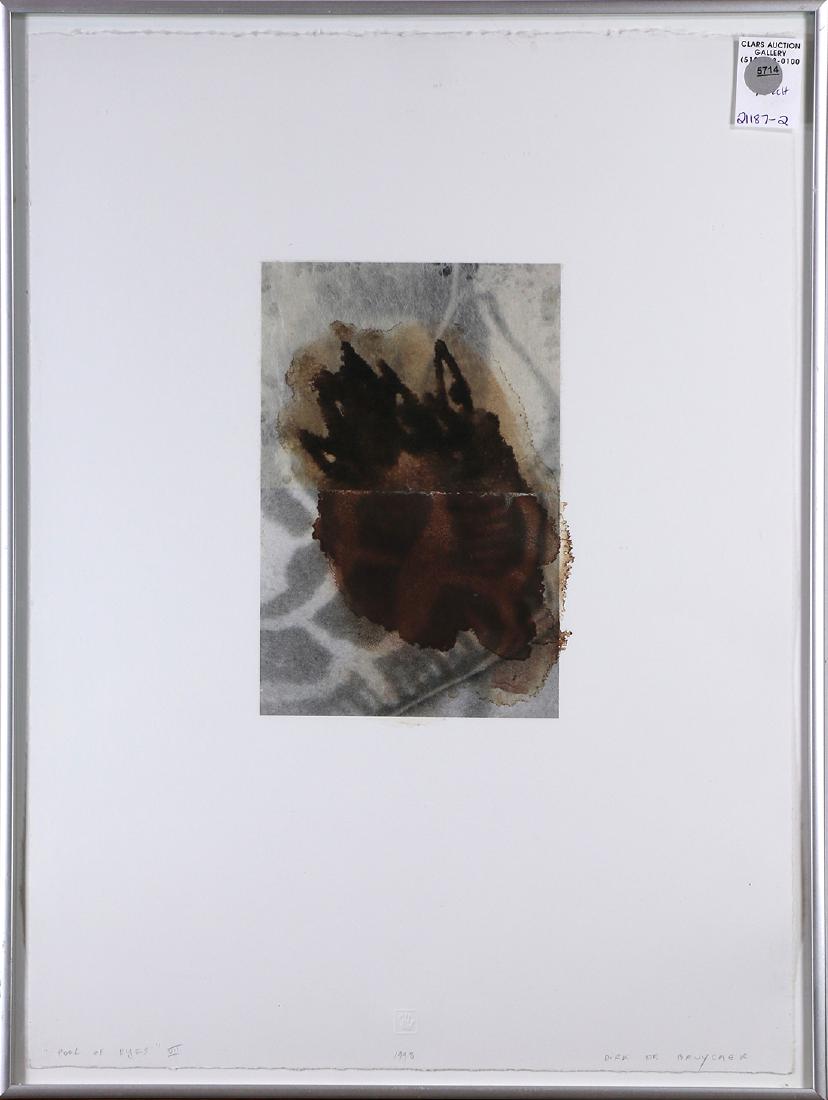 Print, Dirk de Bruycker: Dirk de Bruycker (Belgium, 1955-2015), "Pool of Eyes VII," 1998, lithograph in colors, pencil signed lower right, titled lower left, overall (with frame): 21.75"h x 16.5"w