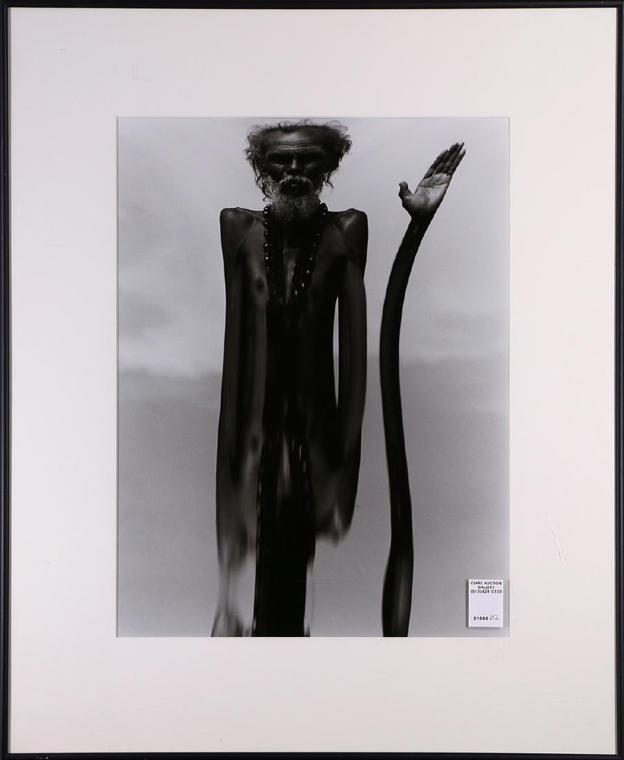 Photograph, Elisabeth Sunday: Elisabeth Sunday (American, b.1958), Aboriginal Men, gold toned gelatin silver print, overall (with frame): 28"h x 23"w