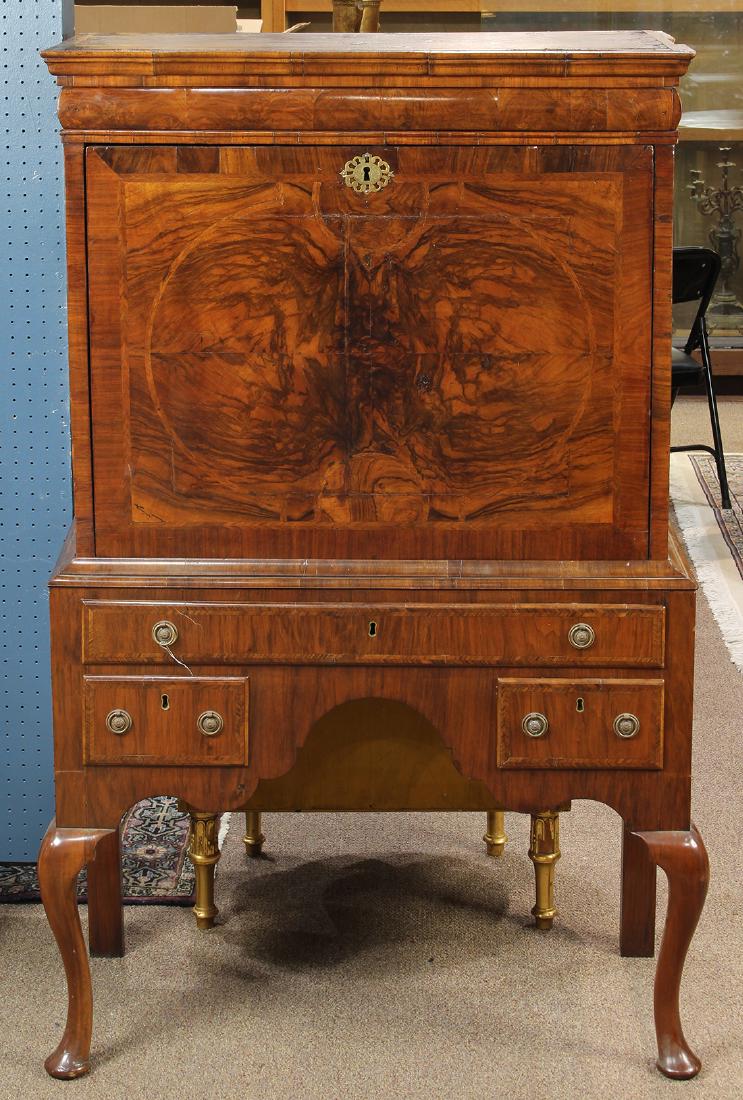 Queen Anne mahogany butler's desk (1 of 6)