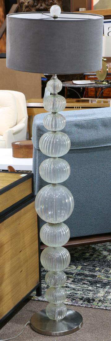 Venetian glass floor lamp (1 of 2)