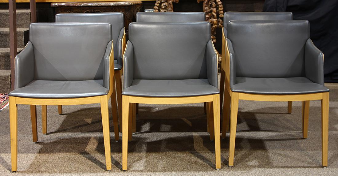 (lot of 6) Italian Monica Forster for Poltrona Frau (1 of 5)