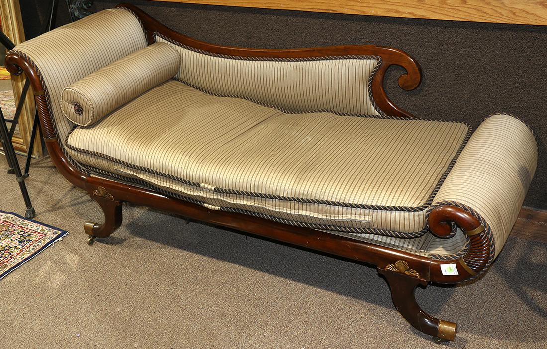 Neoclassical style chaise lounge (1 of 2)