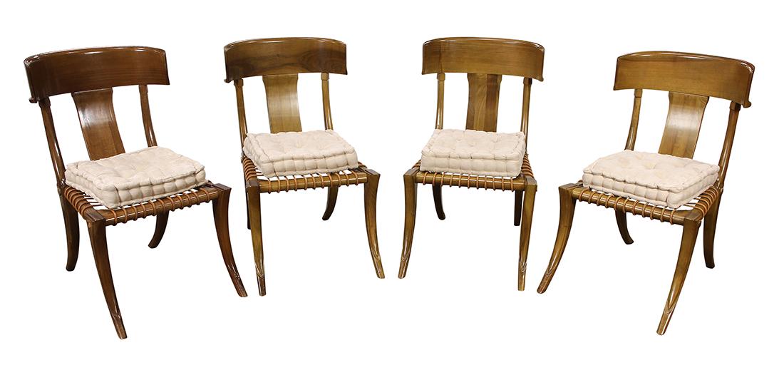 (lot of 4) Neo Classic Klismos chairs (1 of 9)