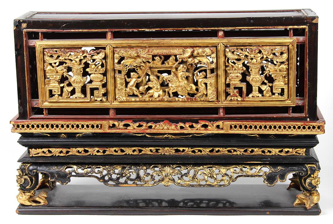 Chinese Wooden Incense Stand (1 of 7)