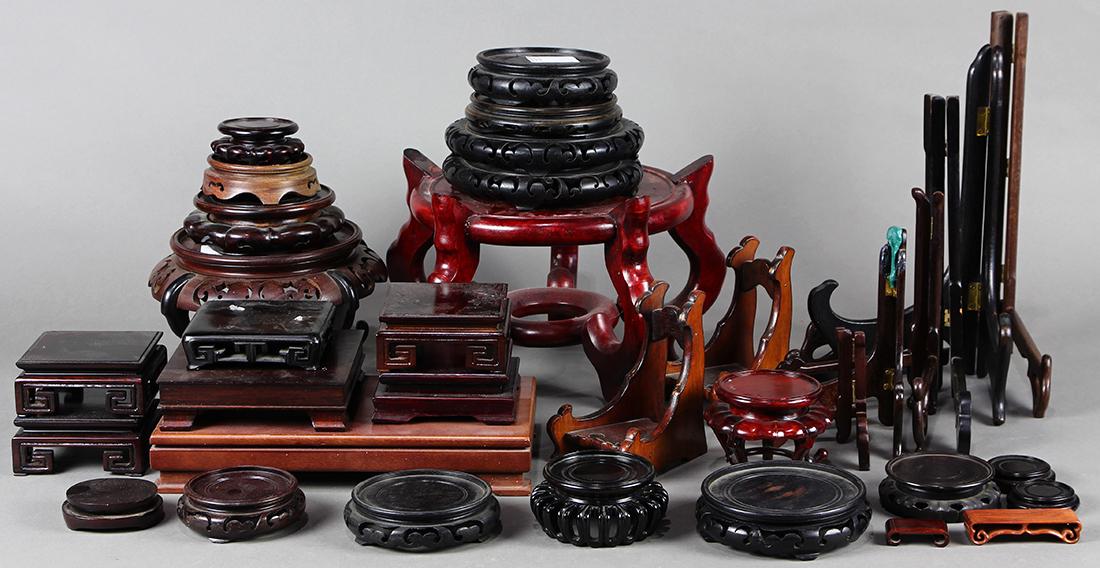 Chinese Wood Stands (1 of 3)