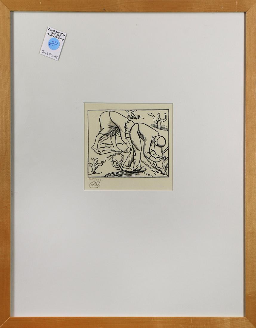Prints, Aristide Maillol, The Grapevine and Pruning the (1 of 2)