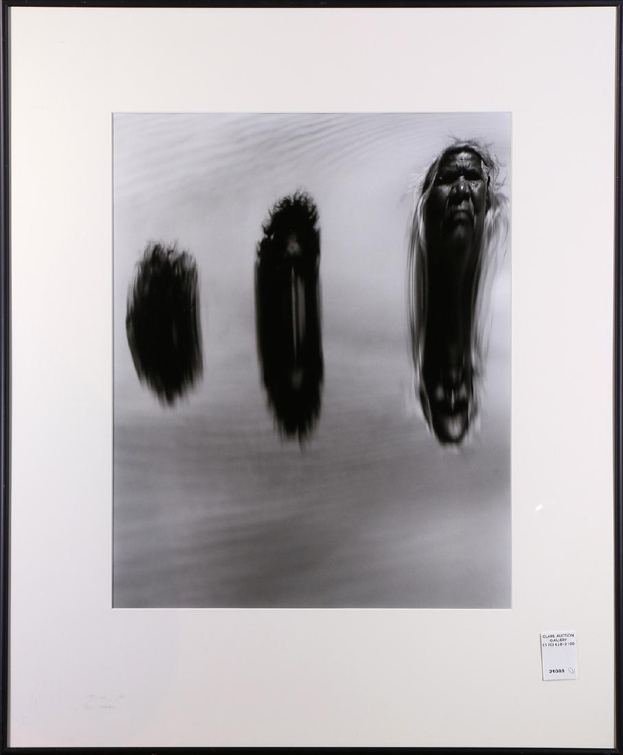 Photograph, Elisabeth Sunday: Elisabeth Sunday (American, b.1958), "Emerging from the Dream Time," gold toned gelatin silverprint, numbered 7/35, overall (with frame): 28"h x 23.5"w