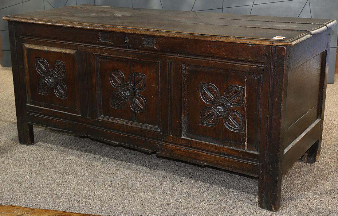 English oak coffer (1 of 2)
