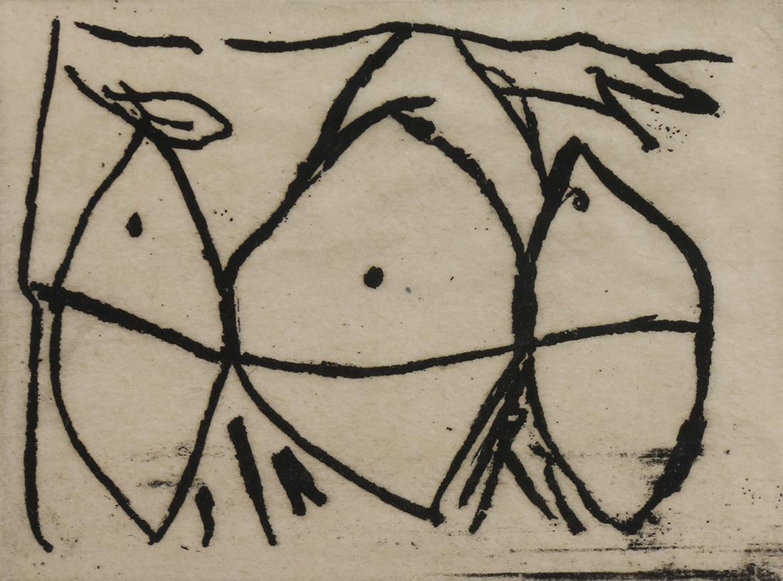 Print, Robert Motherwell, Hollow Man (1 of 4)