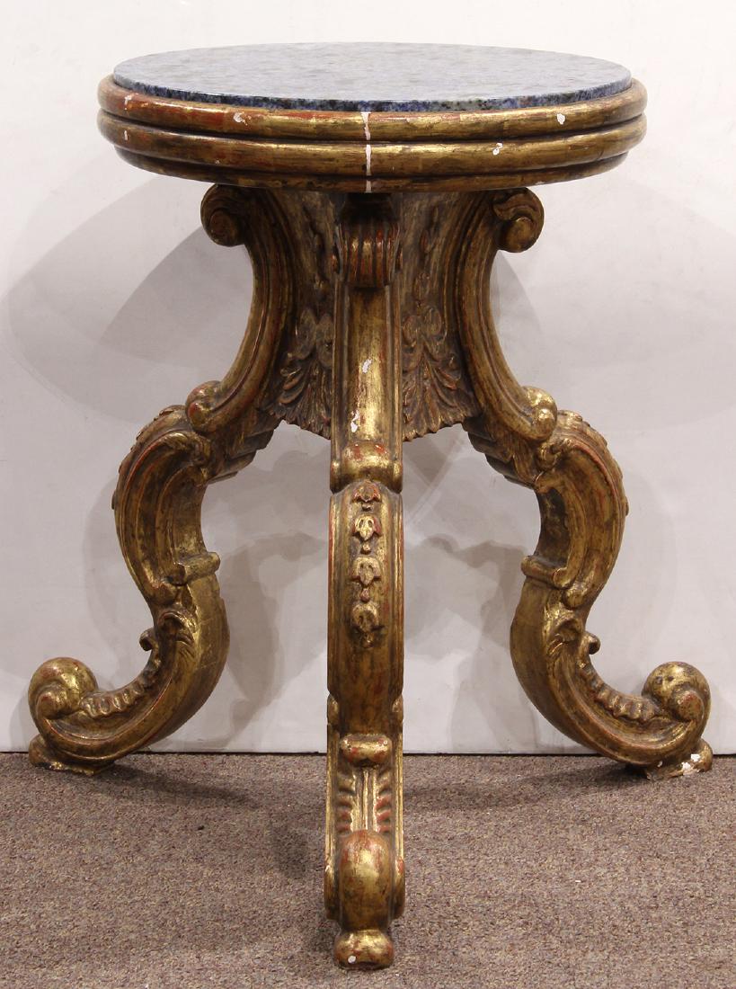 Neoclassical style giltwood occasional table (1 of 3)