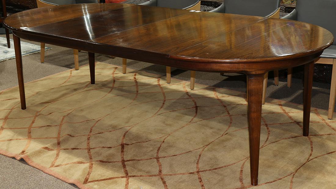 Danish Modern rosewood dining table (1 of 5)