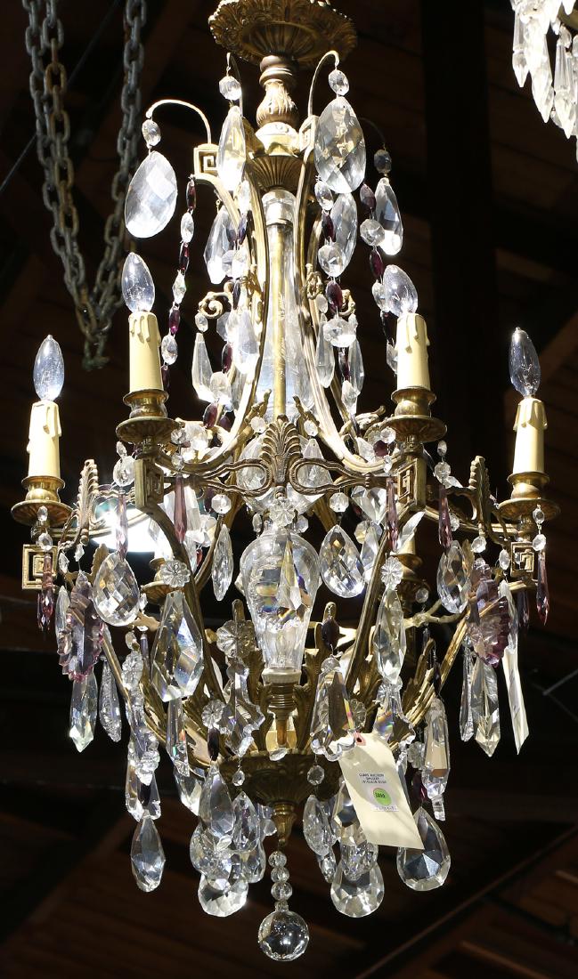 Continental crystal chandelier (1 of 1)