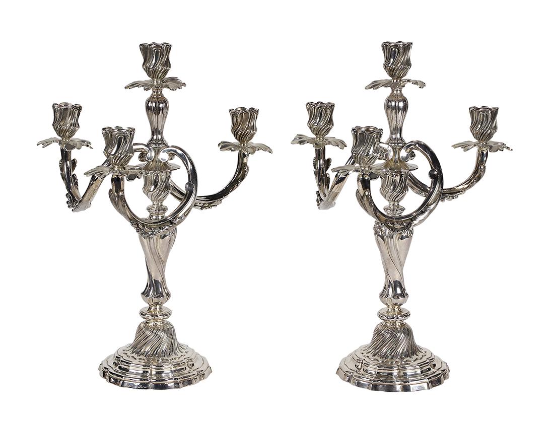 Pair of French House of Maison Puiforcat sterling (1 of 10)