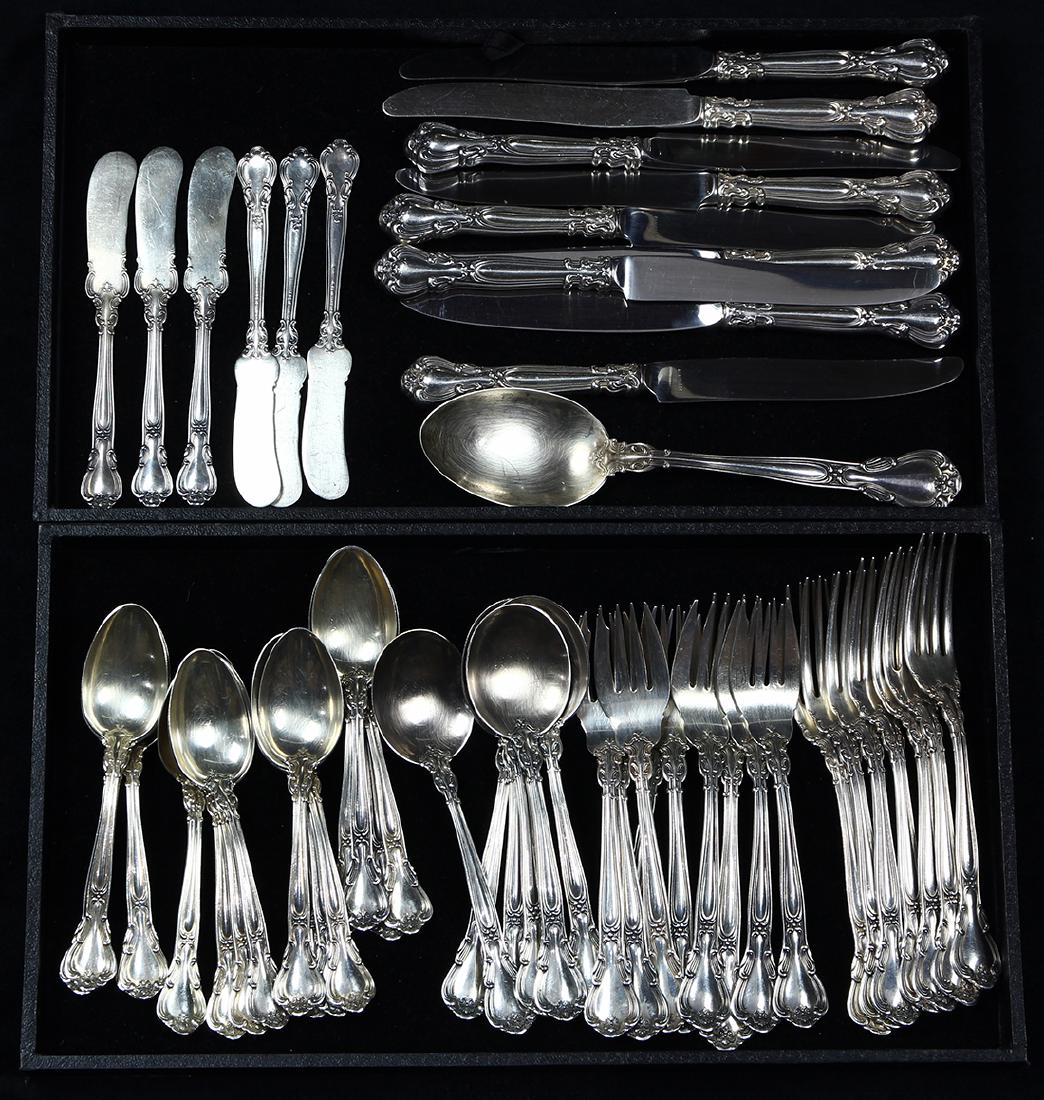 Gorham sterling silver partial flatware service (1 of 2)