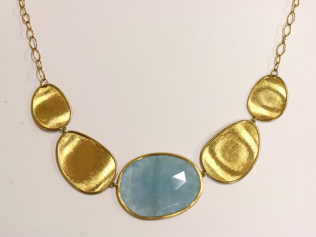 Marco Bicego Murano Link Diamond Necklace In 18k Yellow Gold