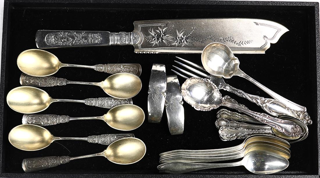 (lot of 26) Assembled group of sterling silver (1 of 2)