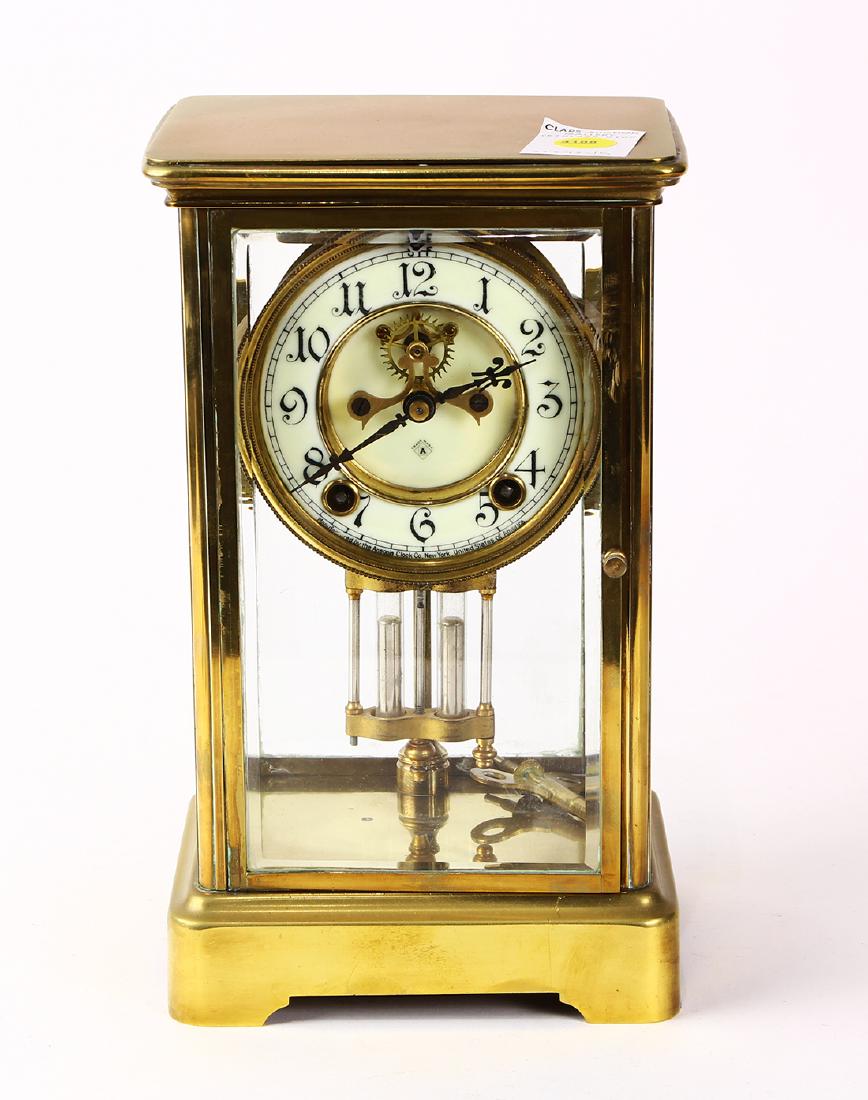 Ansonia brass mantle clock (1 of 3)