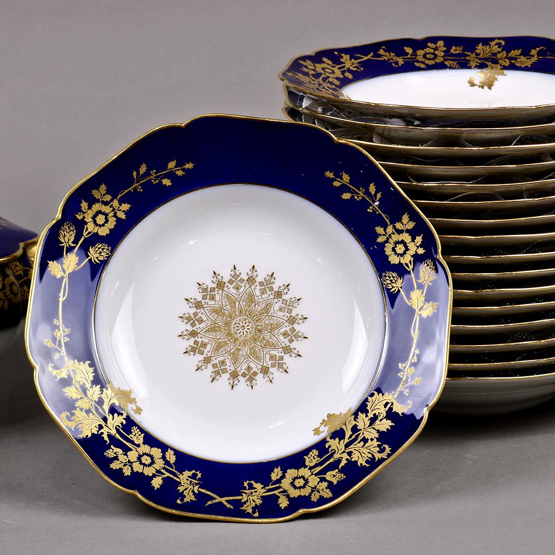 (lot of 18) Haviland Limoges partial dinner service (1 of 7)