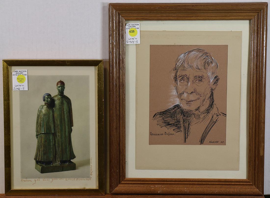 Work on Paper and Photo, Beniamino Bufano and Nadine (1 of 1)