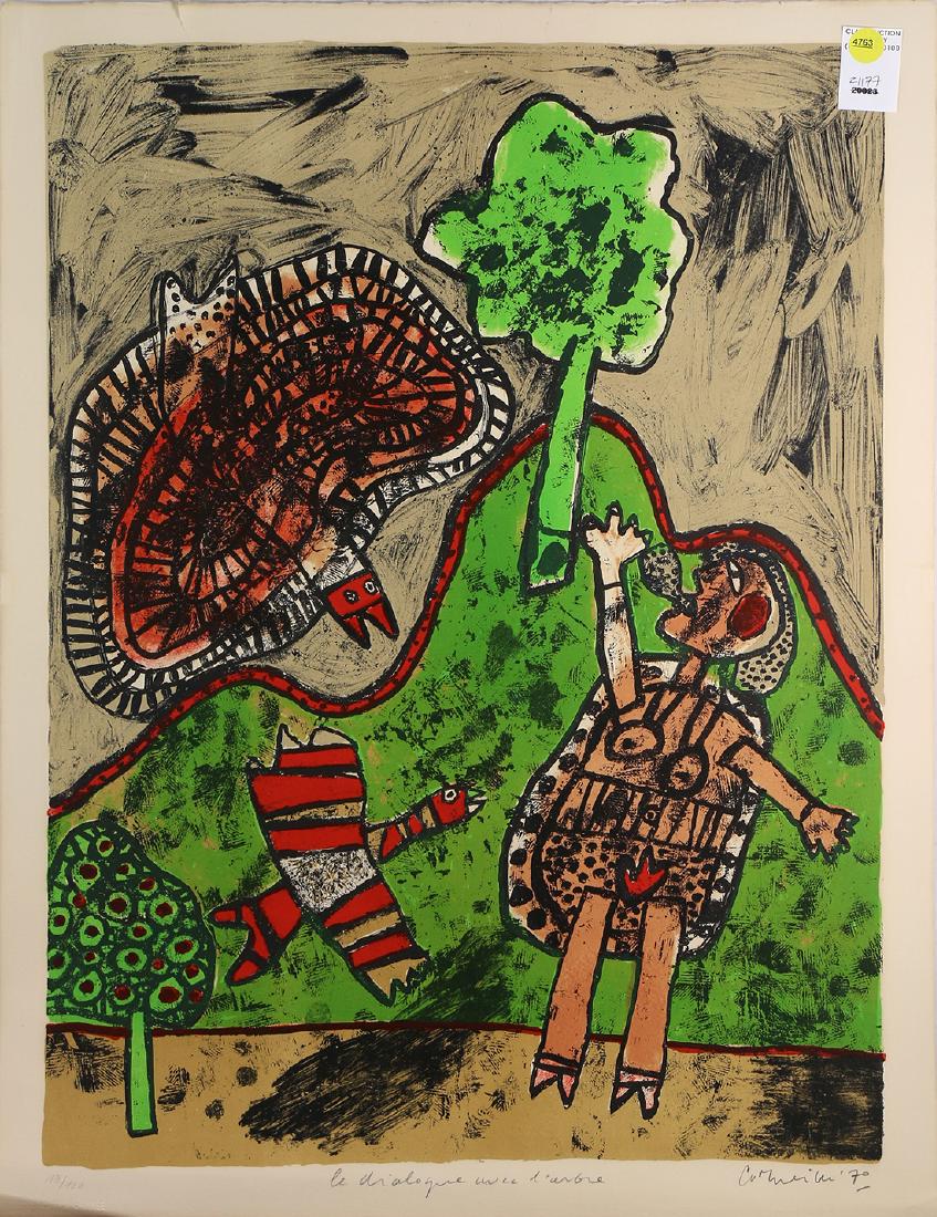 Print, Corneille, "Brigitte et les Oiseaux," 1970 (1 of 1)