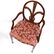 (lot of 7) Hepplewhite style dining group, consisting - 3