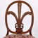 (lot of 7) Hepplewhite style dining group, consisting - 4